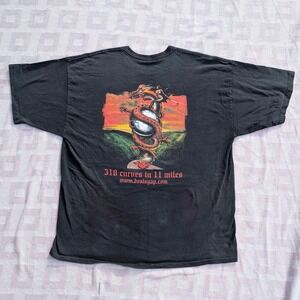 Deal's Gap Motorcycle Resort Graphic T-Shirt Black 2XL